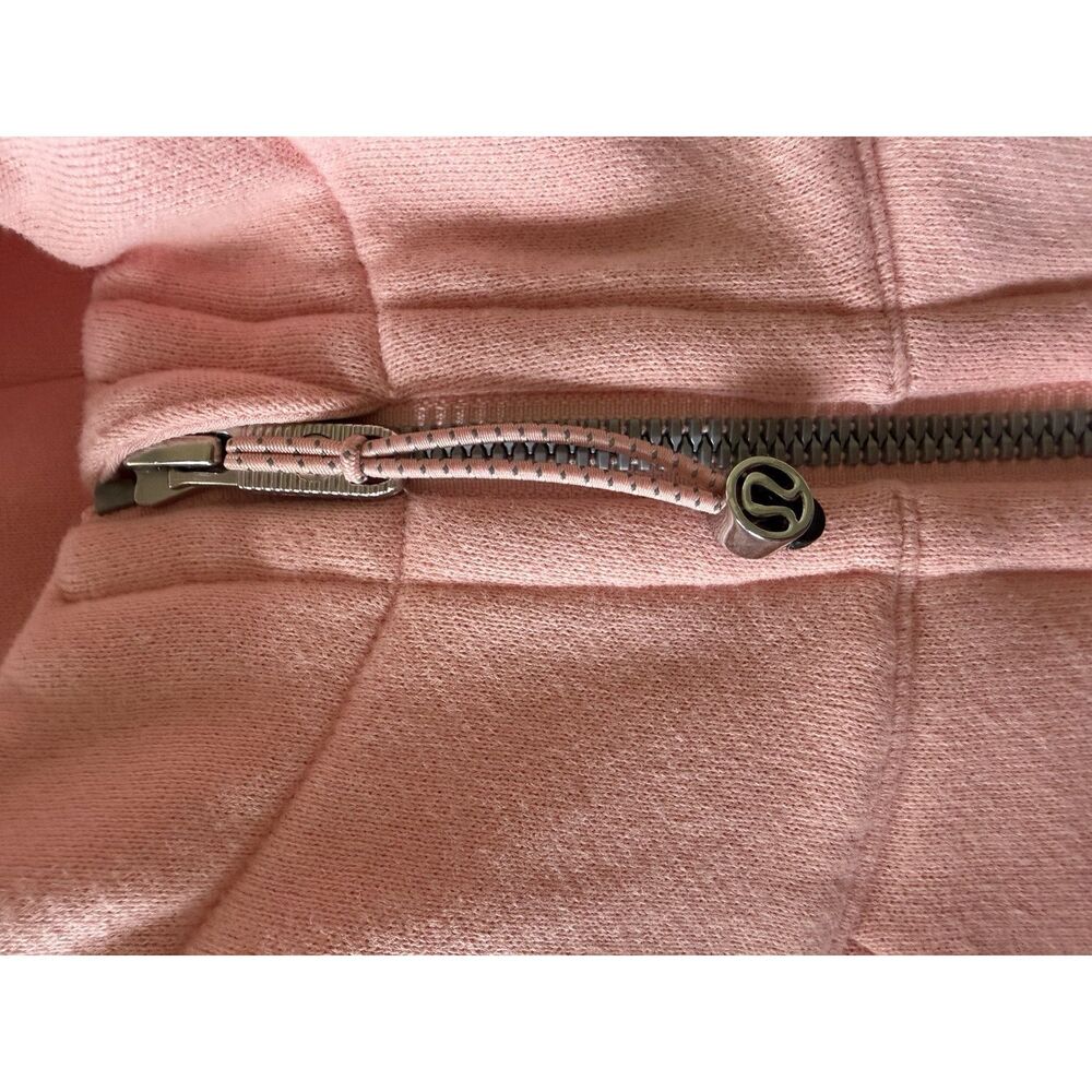 Lululemon Scuba Full Zip Hoodie Jacket Strawberry Milkshake Athletic Thumbhole 6 - Picture 15 of 16